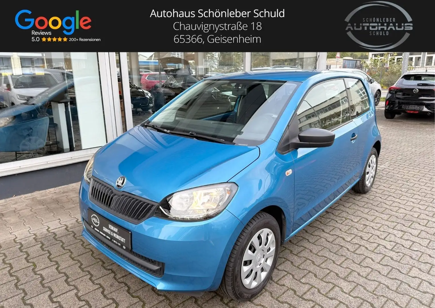 Skoda Citigo Cool Edition *WENIG KM*KLIMA*TÜV NEU* Bleu - 1