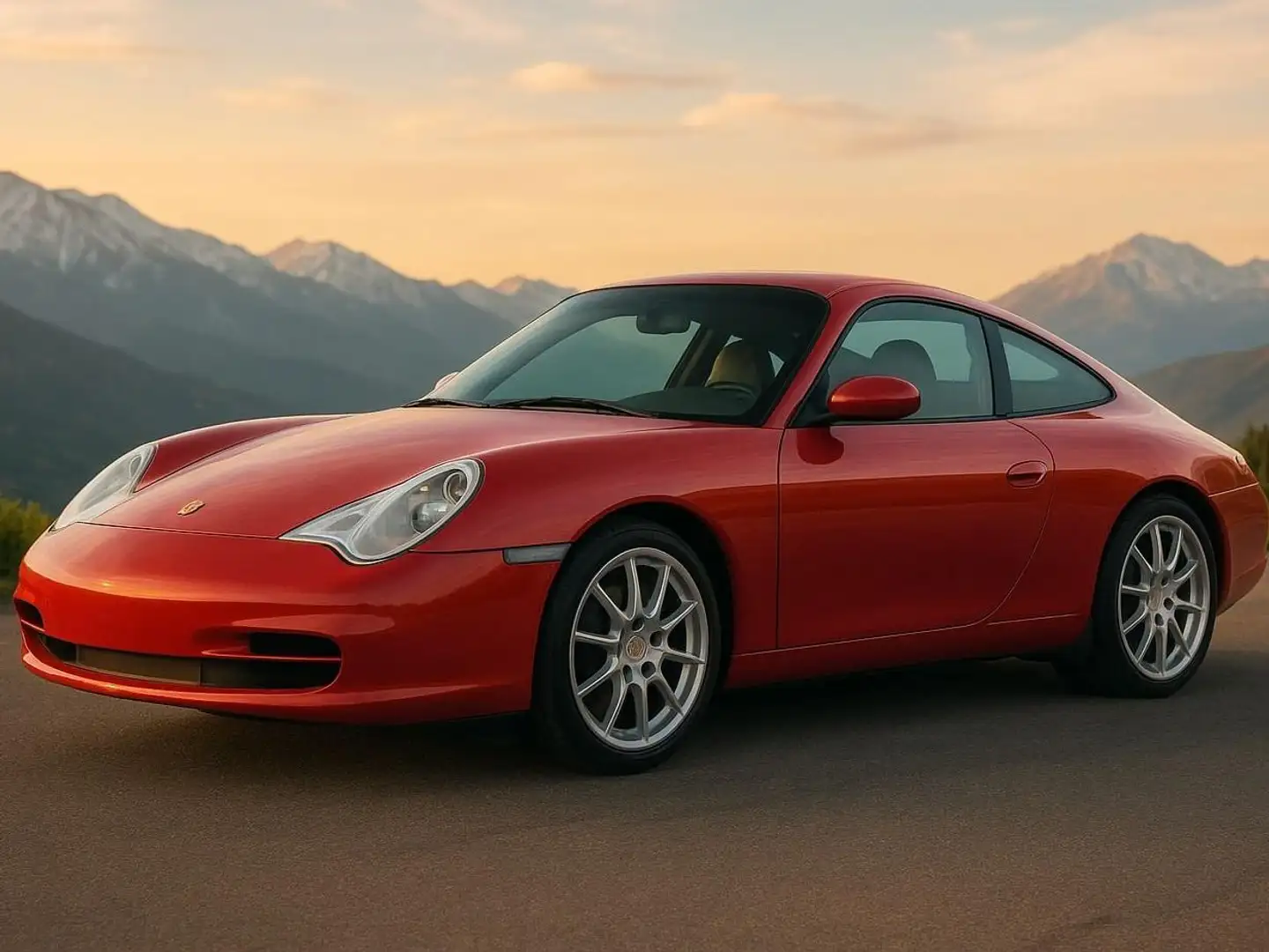 Porsche 996 911 MANUALE Rosso - 1
