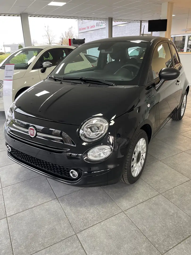 Fiat 500 1.0i MHEV Noir - 1