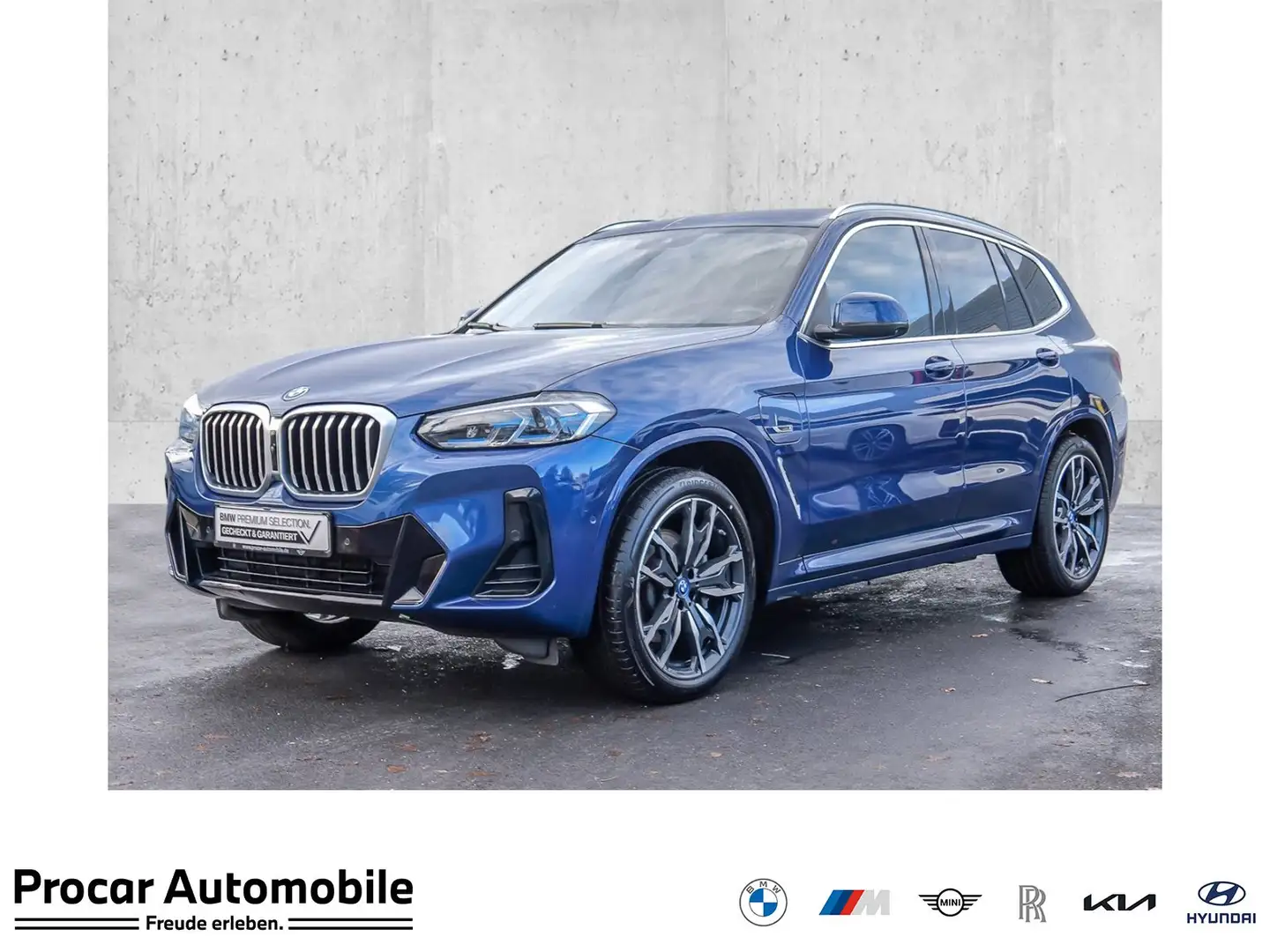 BMW X3 xDrive30e M Sport HUD AHK RFK NAVI LED Laser Blau - 1