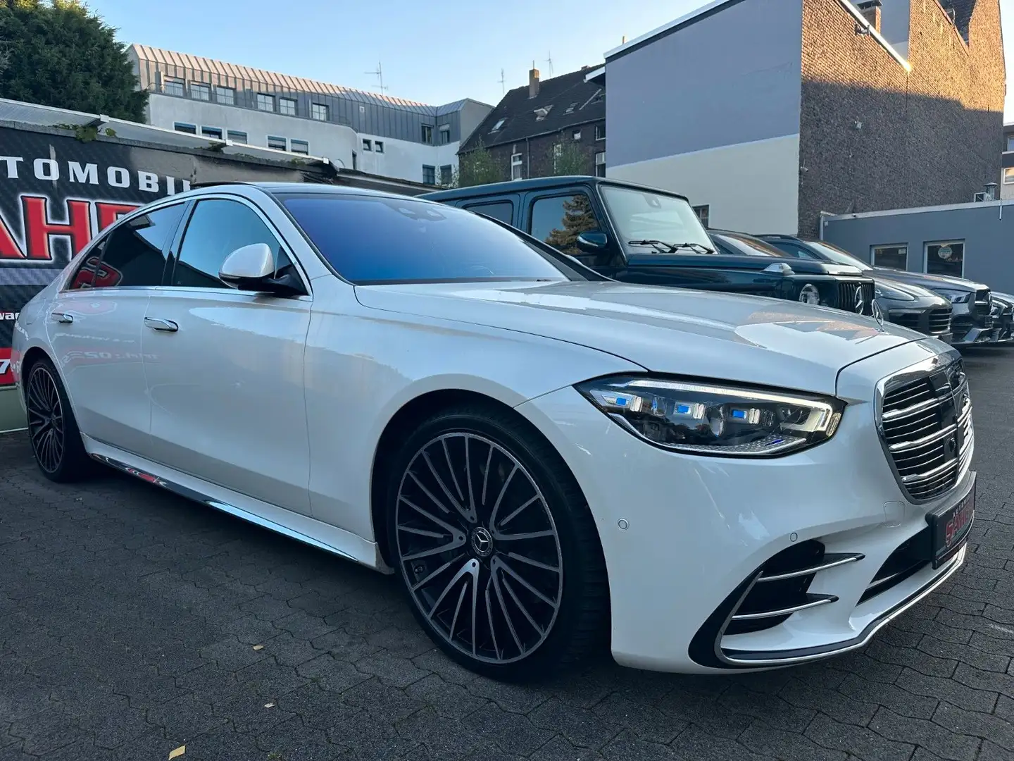Mercedes-Benz S 400 d 4Matic L *AMG*PANO*TV*HUP*DISTR*VOLL Blanc - 2