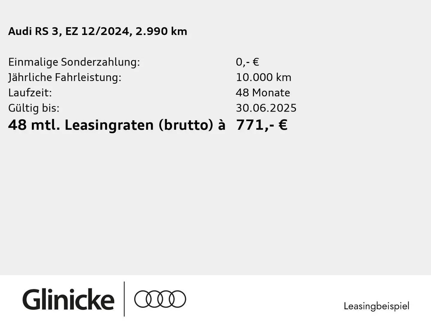 Audi RS3 RS3 Limousine Carbon Vmax 280kmh Leder Raute Rouge - 2