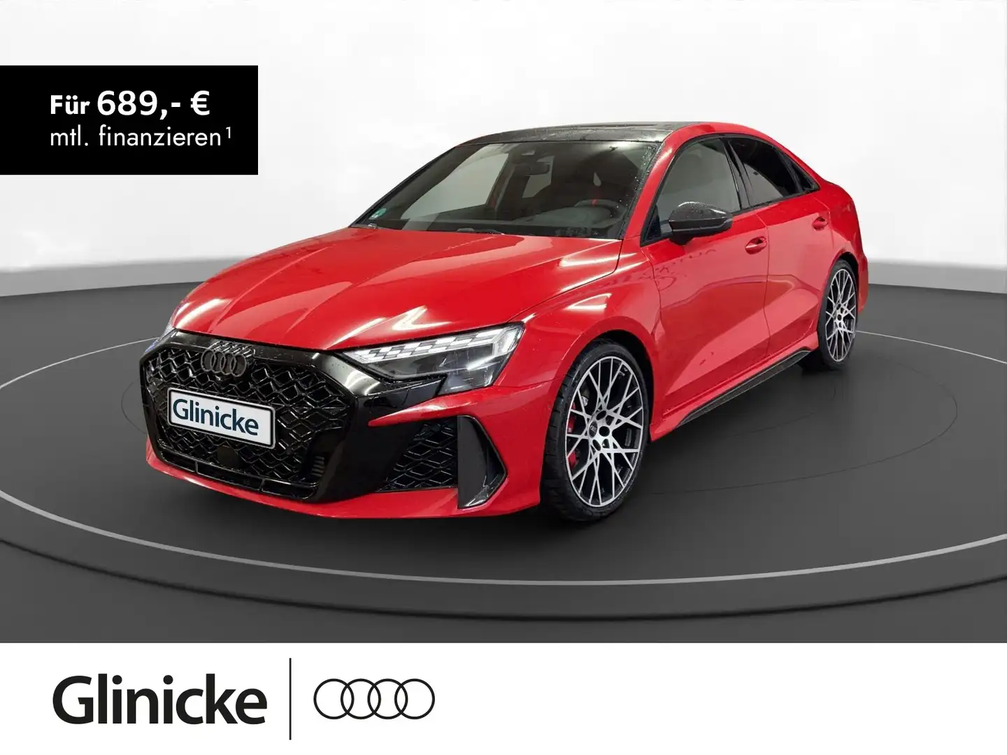 Audi RS3 RS3 Limousine RS-Abgas Carbon Vmax 280kmh Leder Rot - 1
