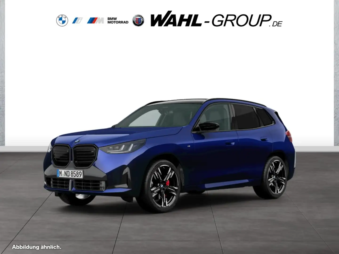 BMW X3 M 50 xDrive M Sport AHK Panorama Standhzg HeadUp Blauw - 1