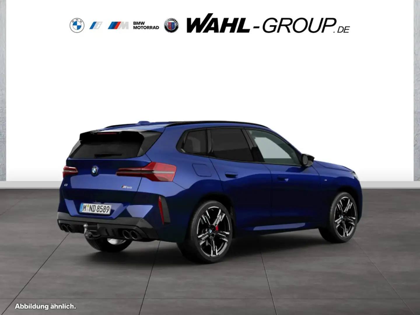 BMW X3 M 50 xDrive M Sport AHK Panorama Standhzg HeadUp Blauw - 2