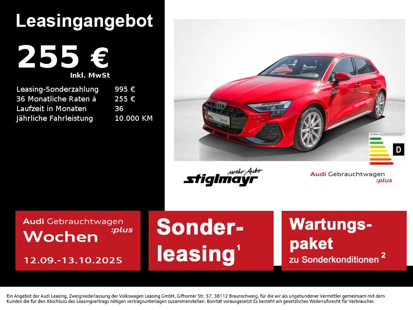 Audi A3 S-line 35 TFSI ACC+KAMERA+LED+NAVI Rot - 1