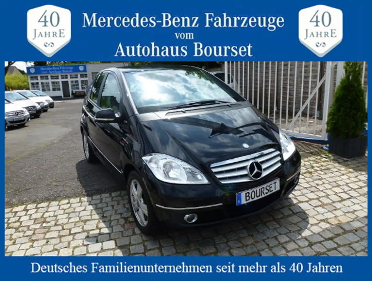 Mercedes-Benz A 160 AVANTGARDE Autom-Klima-erst 63.000KM Allwetterbere Schwarz - 1