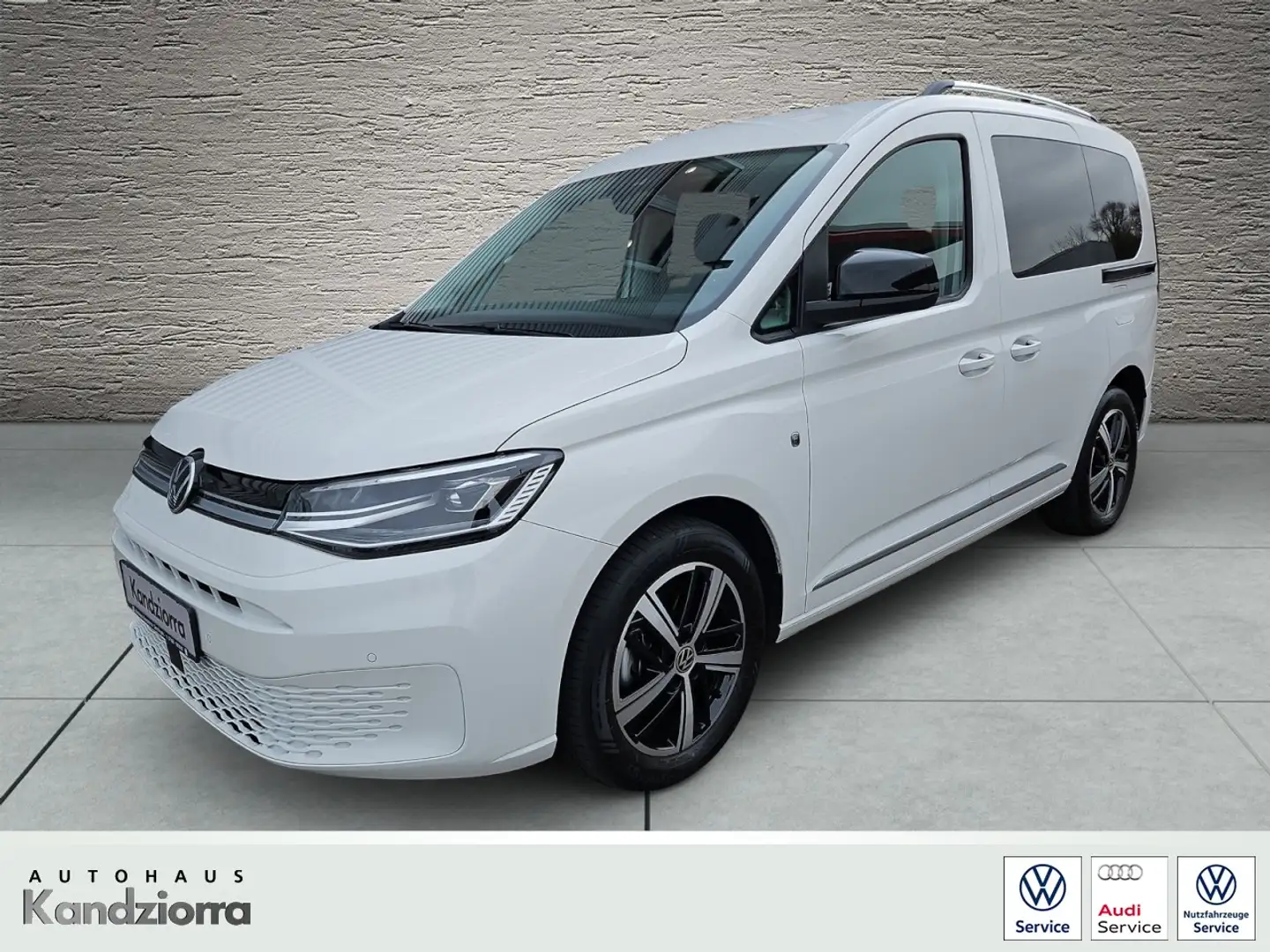 Volkswagen Caddy 1.5 TSI Style Klima Rückfahrkamera Sitzheizung Blanc - 1