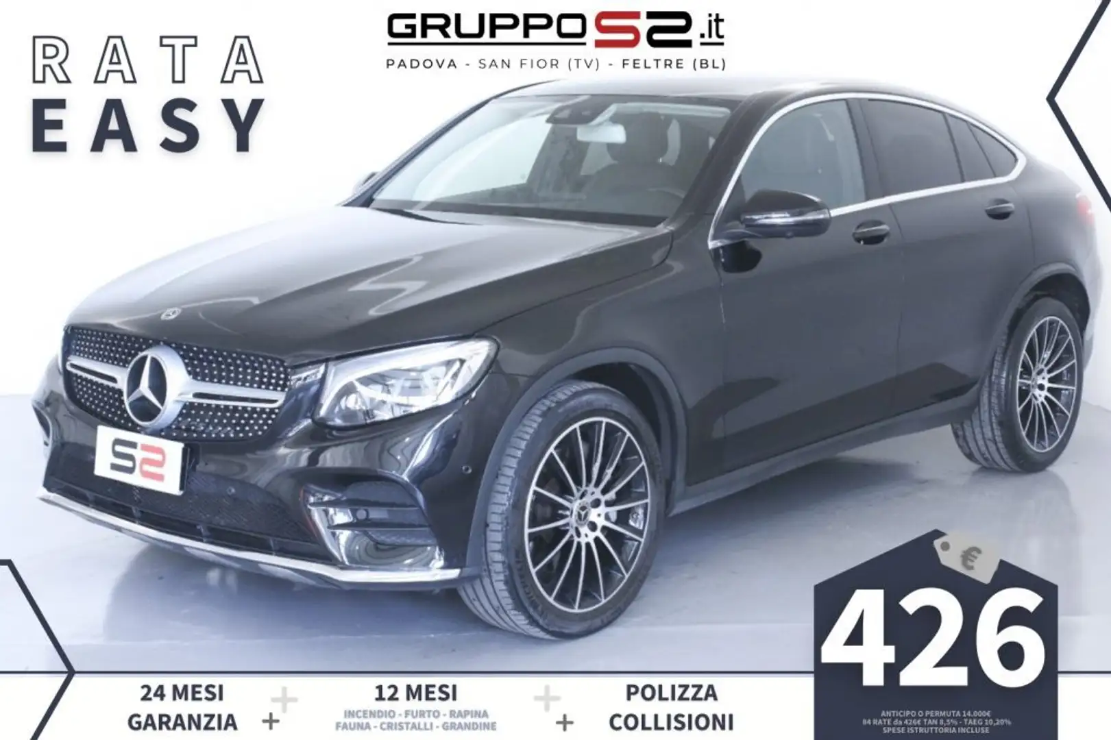 Mercedes-Benz GLC 250 d 4Matic Coupe' Premium AMG Line/CAMERA 360° Noir - 1