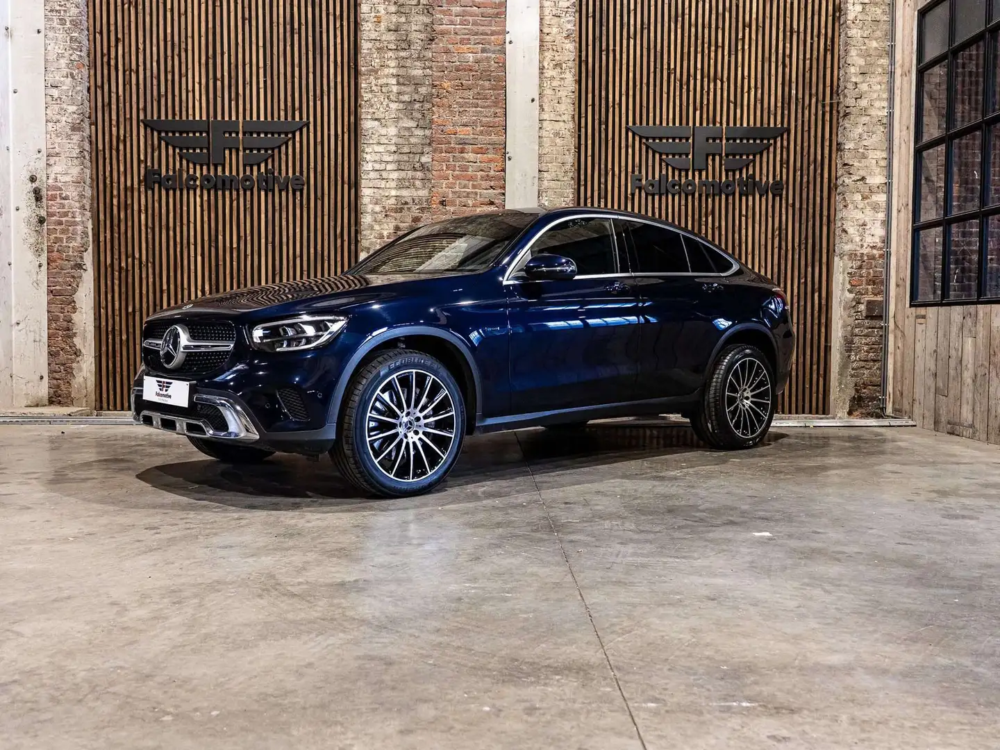 Mercedes-Benz GLC 300 de*PHEV*4MATIC*COUPE*MBUX*NAVI*LED*LEDER*FACELIFT* Blau - 2