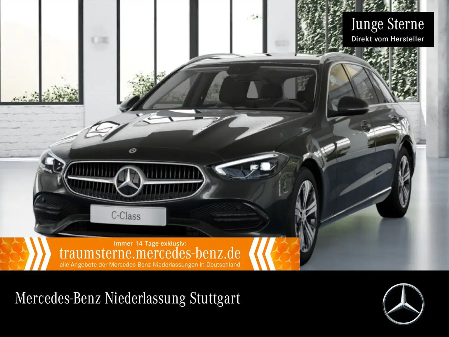 Mercedes-Benz C 180 T AVANTG+LED+KAMERA+KEYLESS+9G Grau - 1