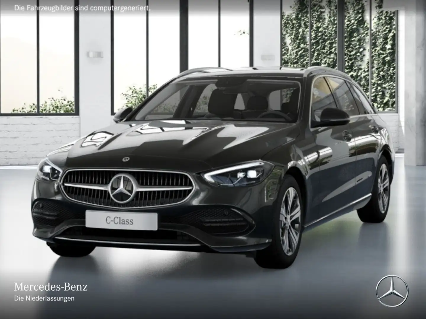Mercedes-Benz C 180 T AVANTG+LED+KAMERA+KEYLESS+9G Grau - 2
