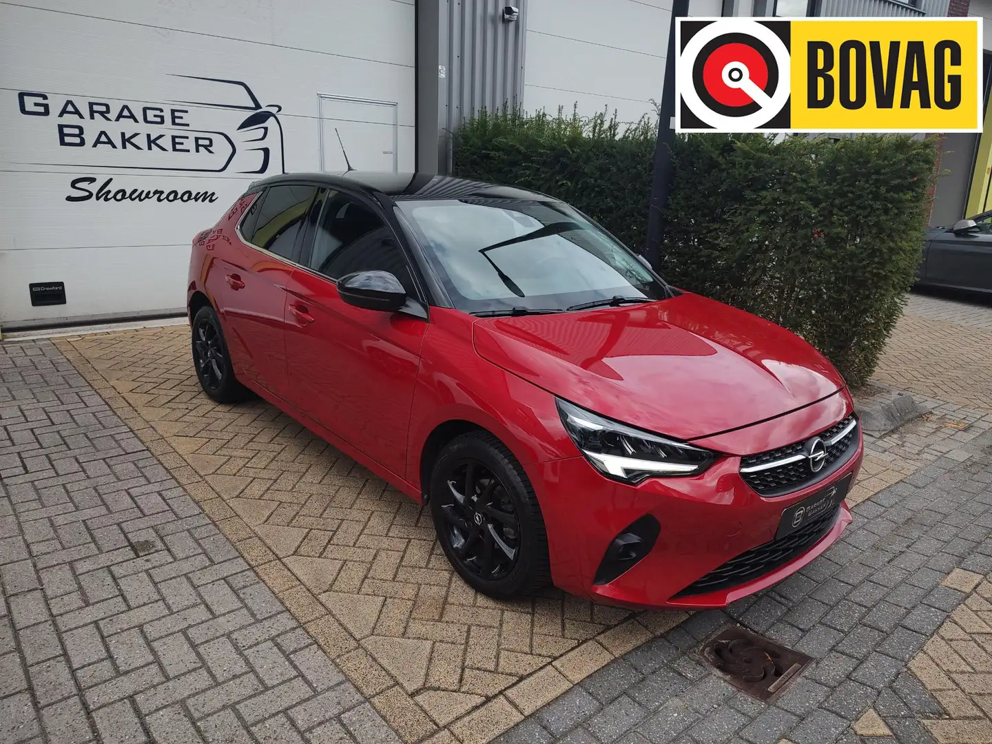 Opel Corsa 1.2 Elegance GS Sport Bi-Tone led 360-Camera Carpl Rood - 1