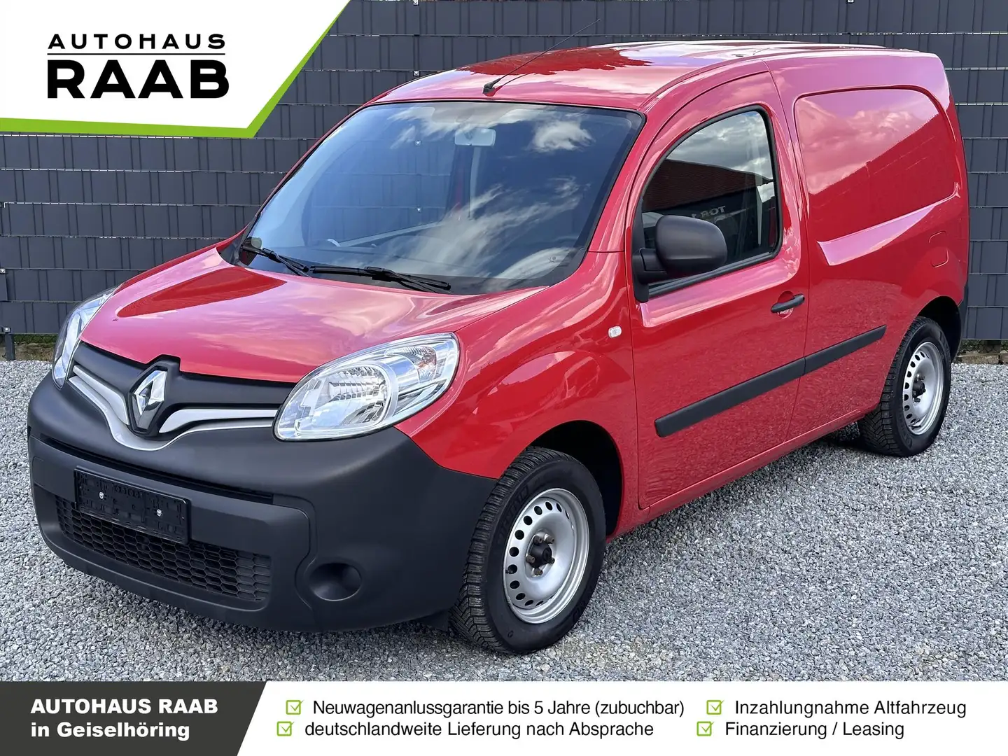 Renault Kangoo E-TECH Rapid Extra Navi Rückfahrkamera Anhängerkupplun... Rot - 1