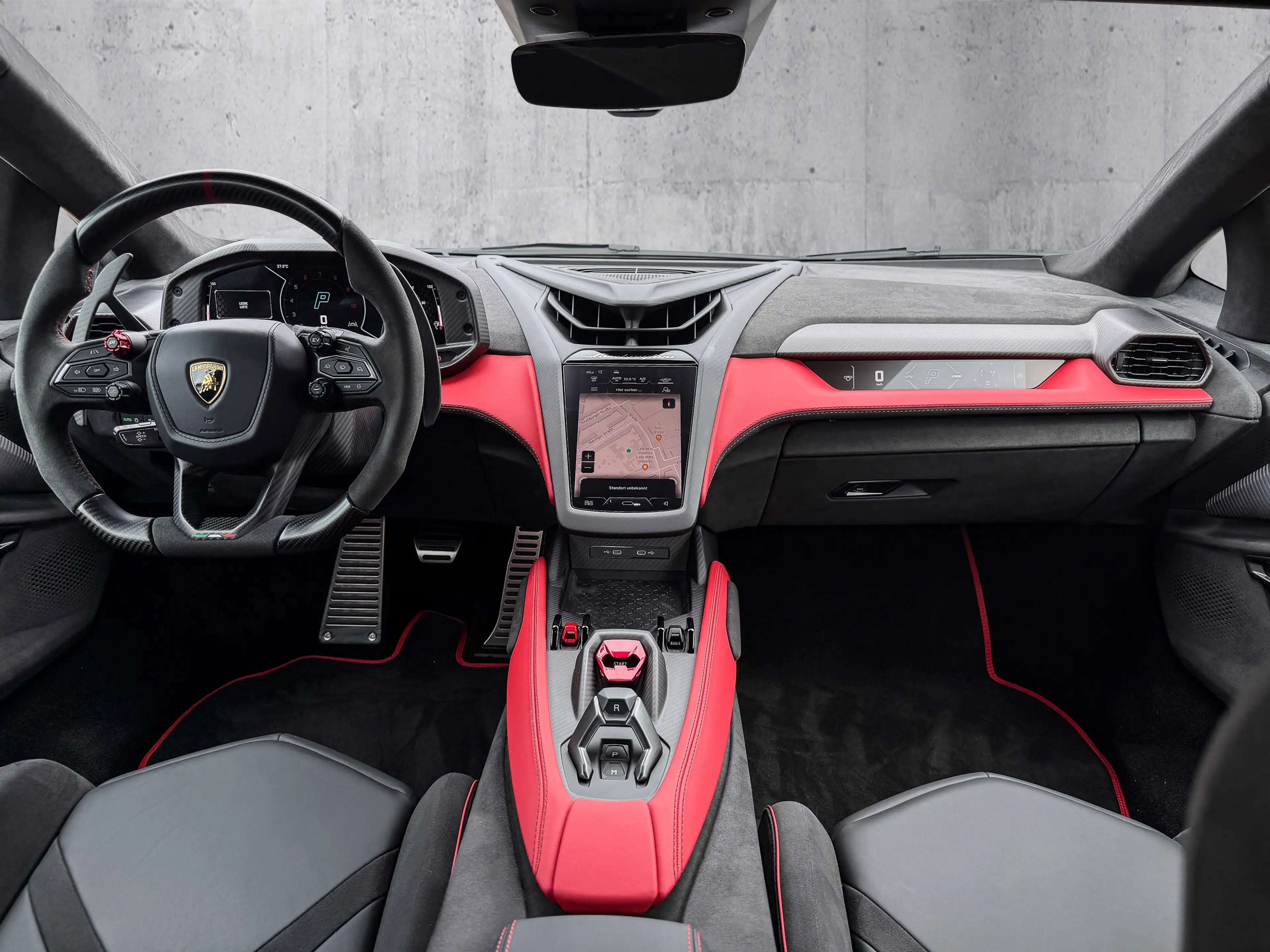 Lamborghini Revuelto Fading Rosso Bia to Nero Granatus — photo 7