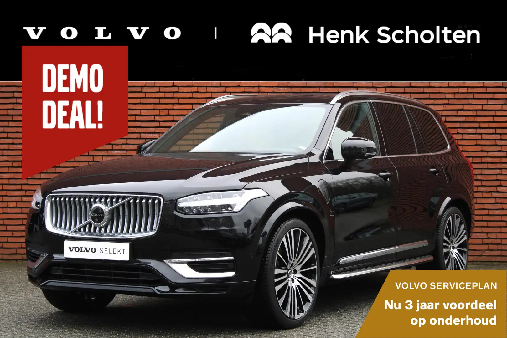 Volvo XC90 T8 Recharge AUT8 455PK AWD Ultimate Bright, Luchtv Zwart - 1