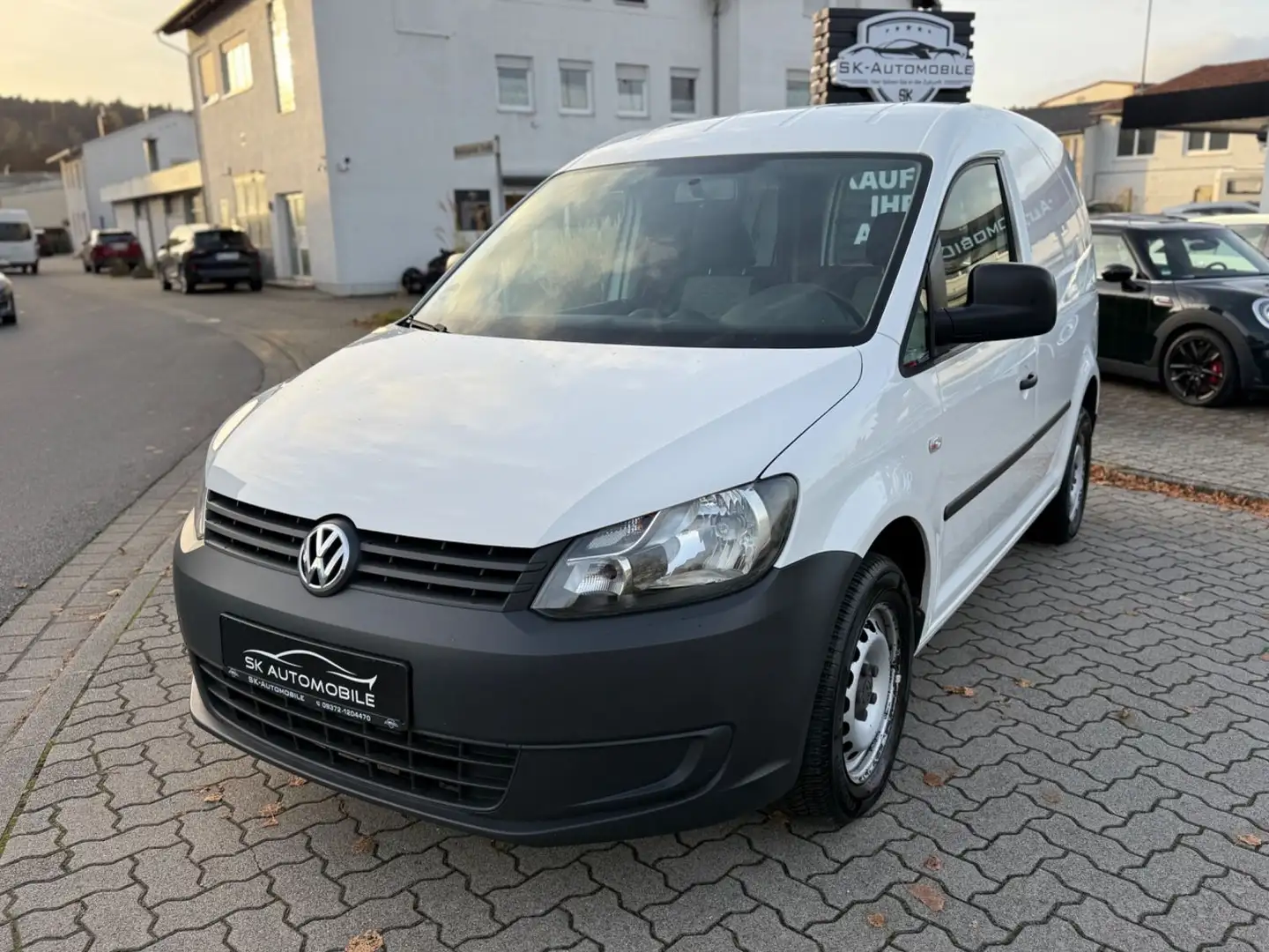 Volkswagen Caddy 1.6TDI Kasten/Kombi Economy TEILLEDER-MWST Weiß - 2