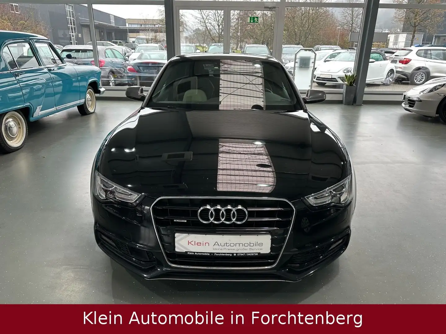 Audi A5 2.0 Quattro S Line Sport Plus Aut ACC Lane1HD Schwarz - 2