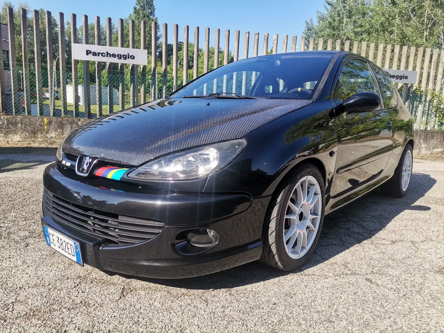 Peugeot 206 2.0 16v Gti kit GT wrc 6 marce unica Negru - 2
