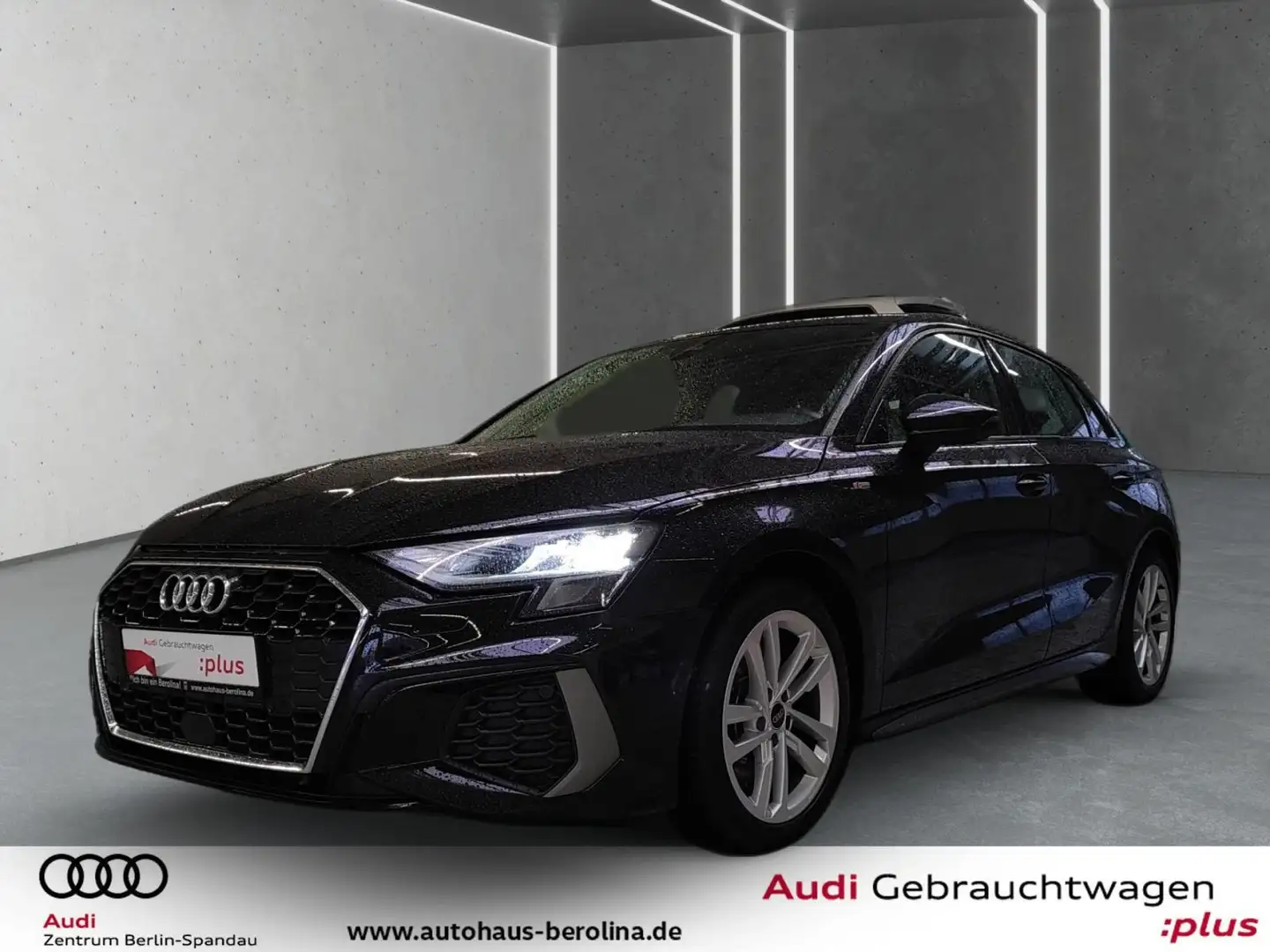 Audi A3 30 TFSI S line S tronic *ACC*NAV+* Schwarz - 2