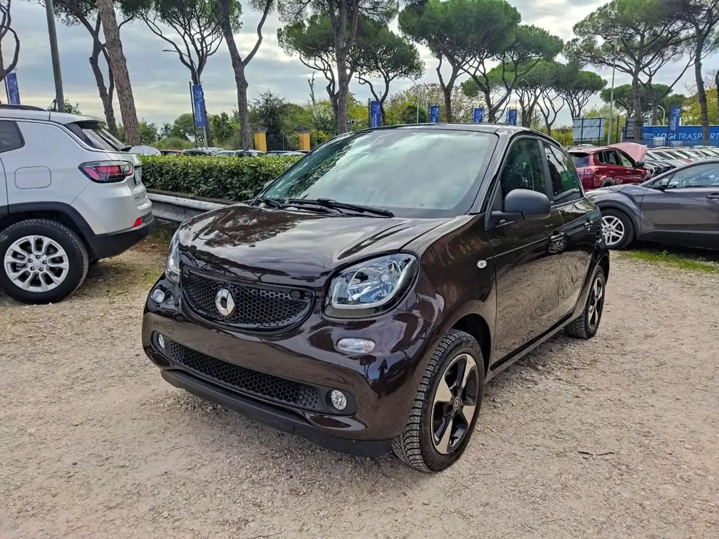 smart forFour 0.9cc TURBO PERFECT 90cv TETTO PANORAMA NAVI Marrón - 2