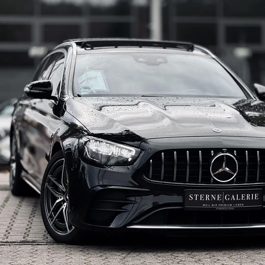 Mercedes-Benz E 53 AMG 4MATIC+/AHK/AIRM/360°/MEMORY/BURM HUD Schwarz - 1