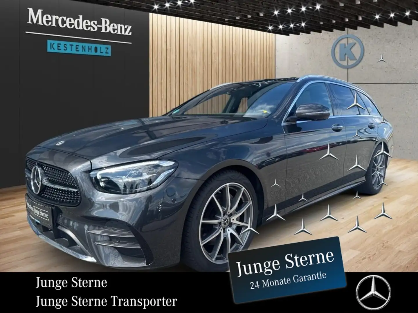 Mercedes-Benz E 220 d T-Modell *AMG*MEMO*AHK*PANO*MBUX*SHZ* Grau - 1