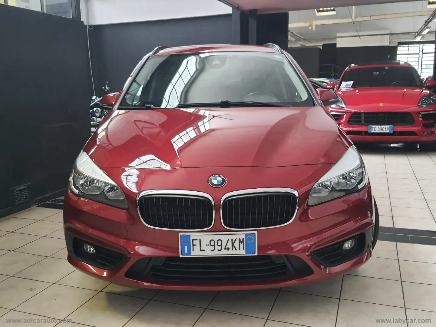 BMW 216 216d Active Tourer Czerwony - 2