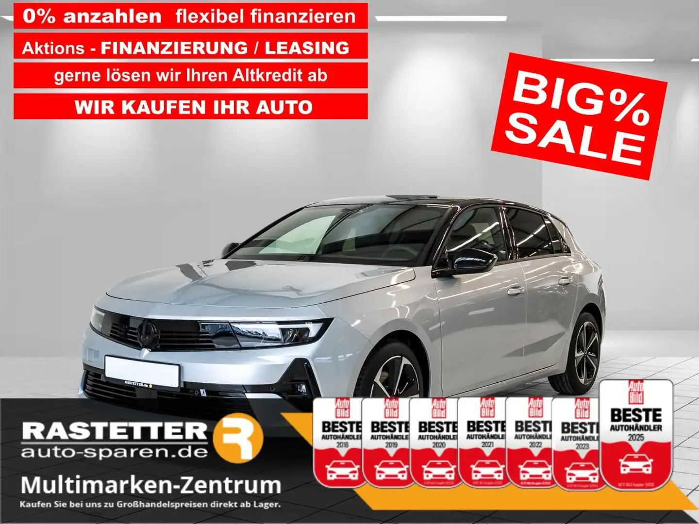 Opel Astra L Hybrid 48V GS Line ACC+360Kamera+Keyless+CarPlay Grau - 1