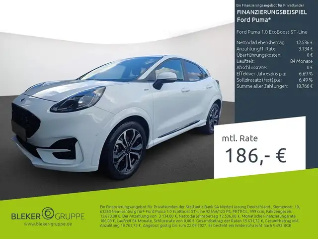 2020 Ford Puma in White for sale