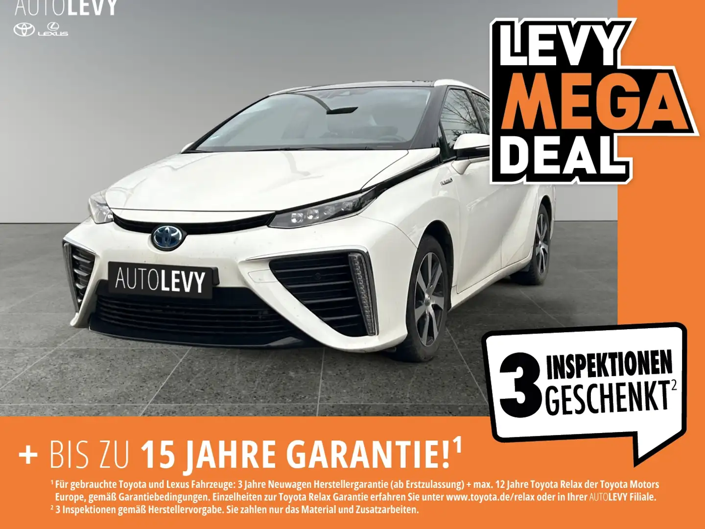 Toyota Mirai +Klimaautomatik+Navi+PDC+RFK+JBL+T/W+ Alb - 1