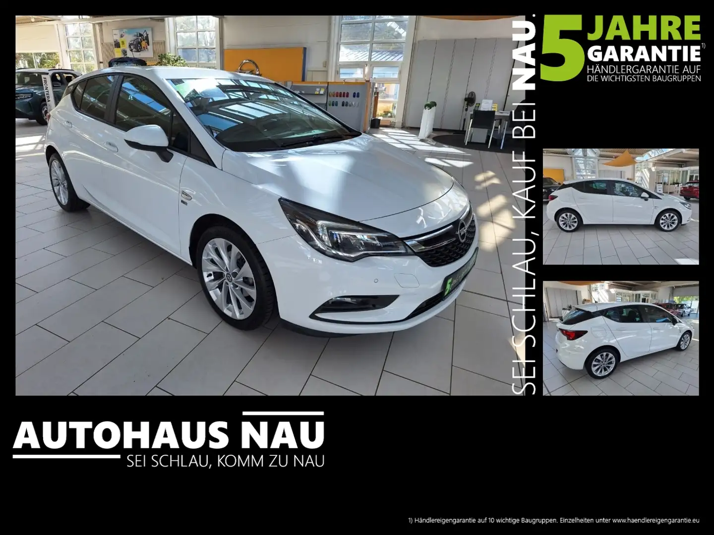 Opel Astra K 1.4 Turbo 120 Jahre Ink. Big Deal Bianco - 1