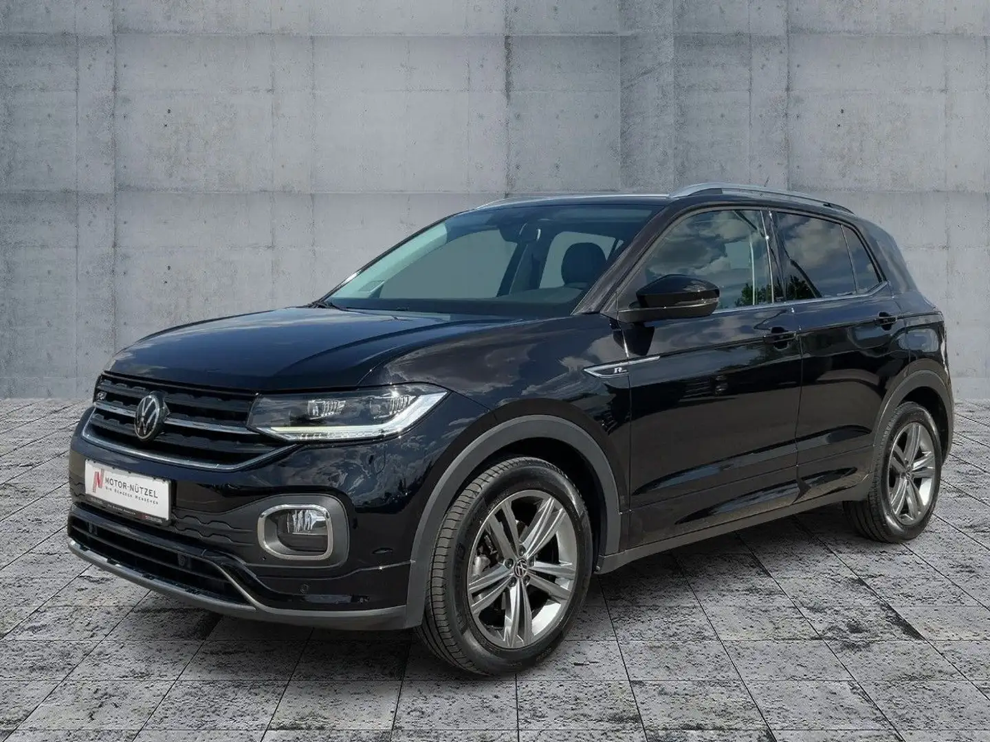 Volkswagen T-Cross 1.0 TSI R-LINE LED+NAVI+ACC+SHZ+2xPDC Schwarz - 2