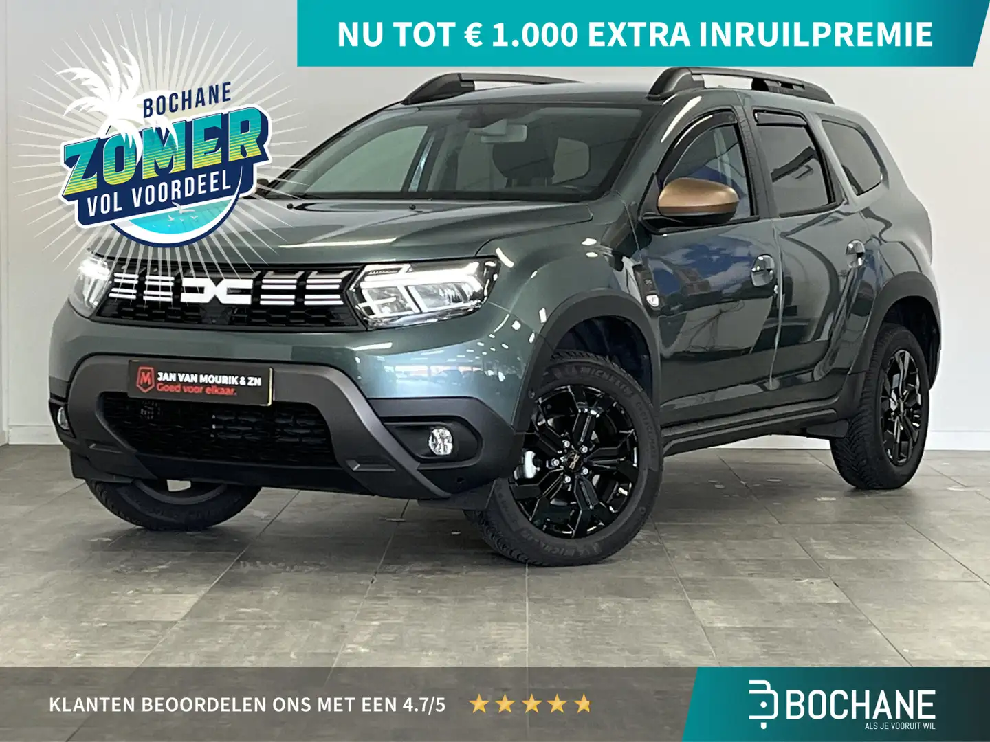 Dacia Duster 1.3 TCe 150 Extreme | Navigatie | Trekhaak | Camer Groen - 1