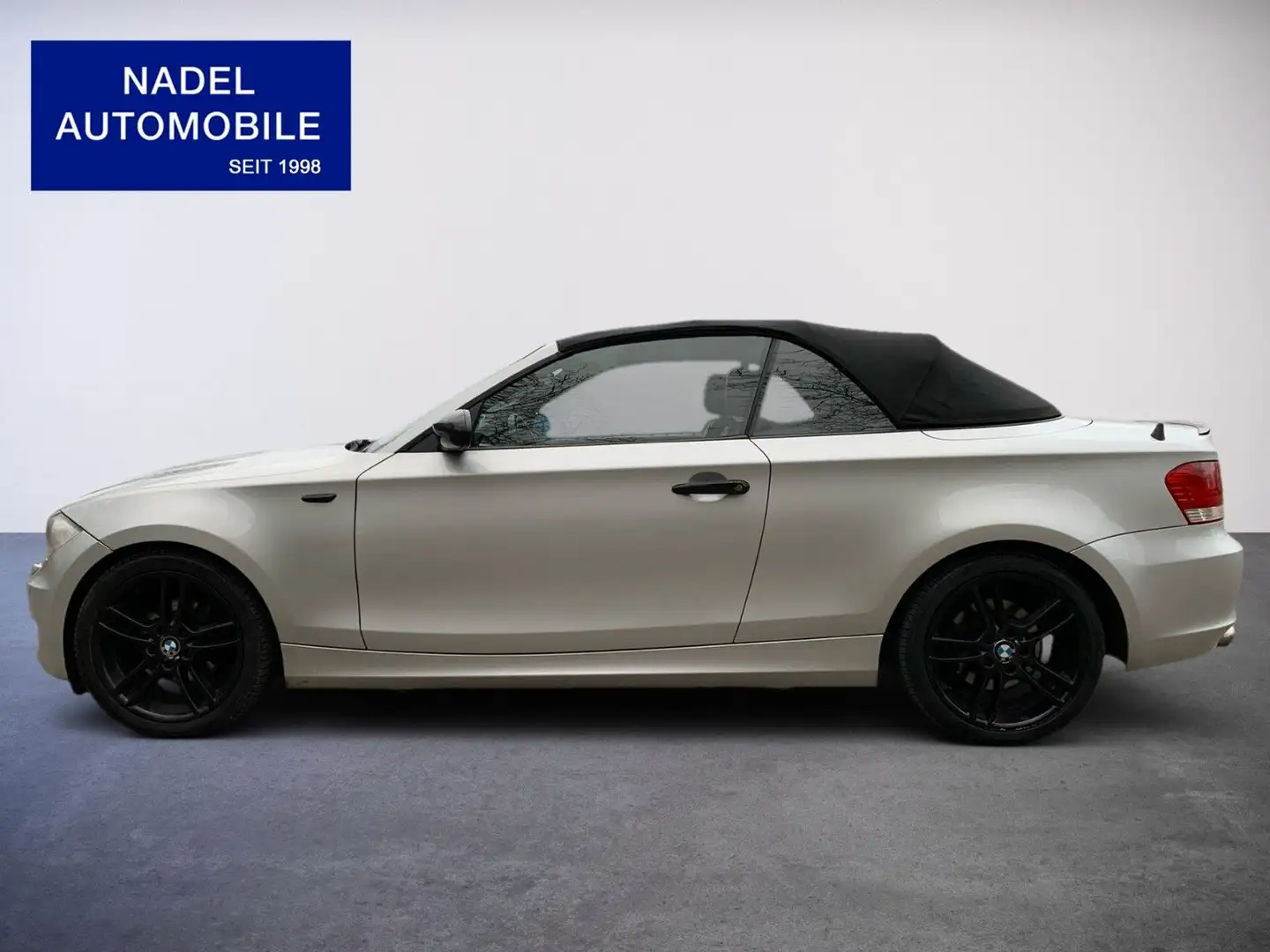 BMW 120 d Cabrio/Leder/Xenon/eSitze/Navi/Tempomat Plateado - 2