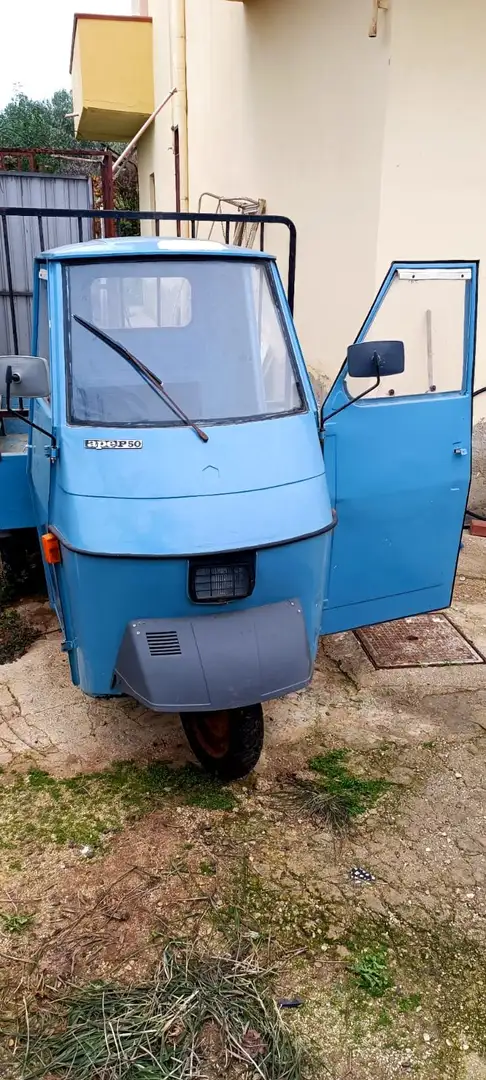 Piaggio Ape P 50  accensione manuale Azul - 1