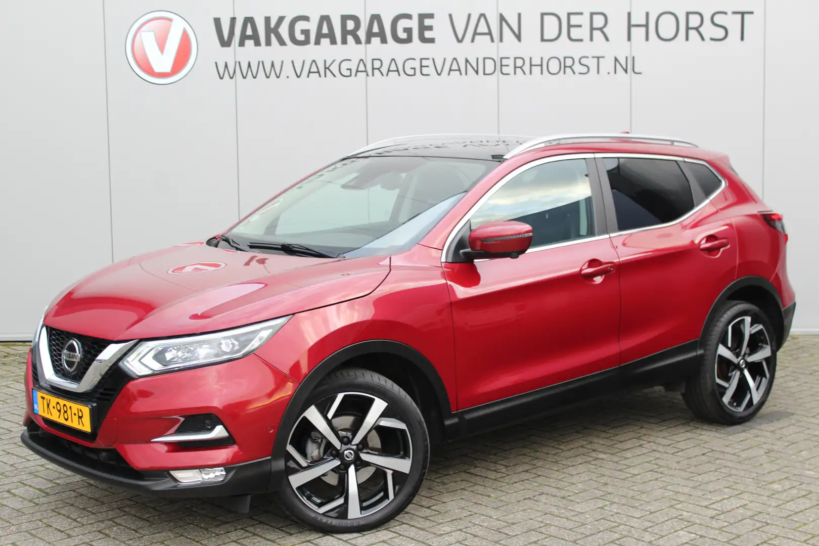Nissan Qashqai 1.2-115pk Tekna. Erg nette, luxe en betrouwbare ho Rouge - 1