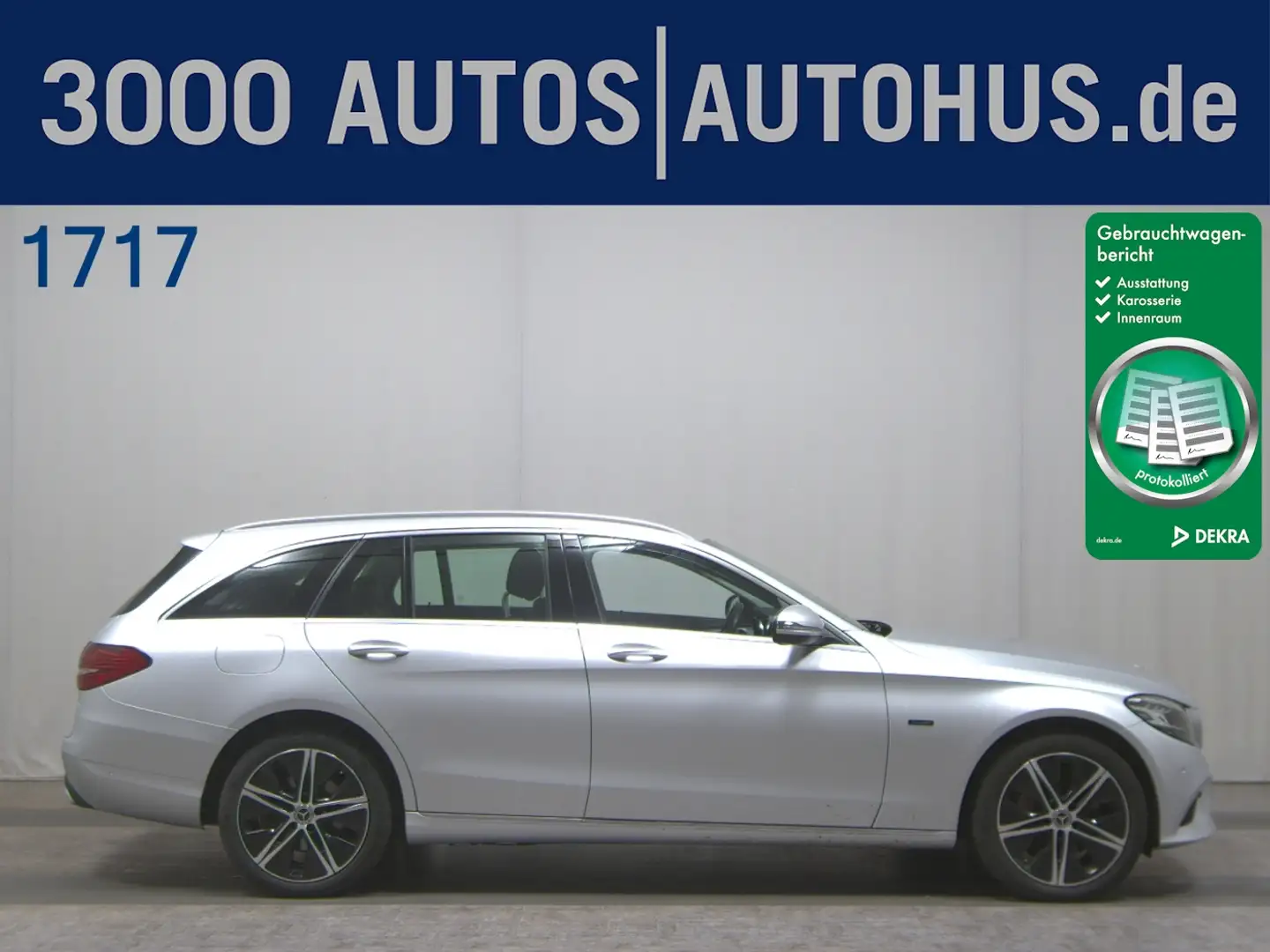 Mercedes-Benz C 300 T de  Avantgarde AHK Navi LED Leder ACC Silber - 1
