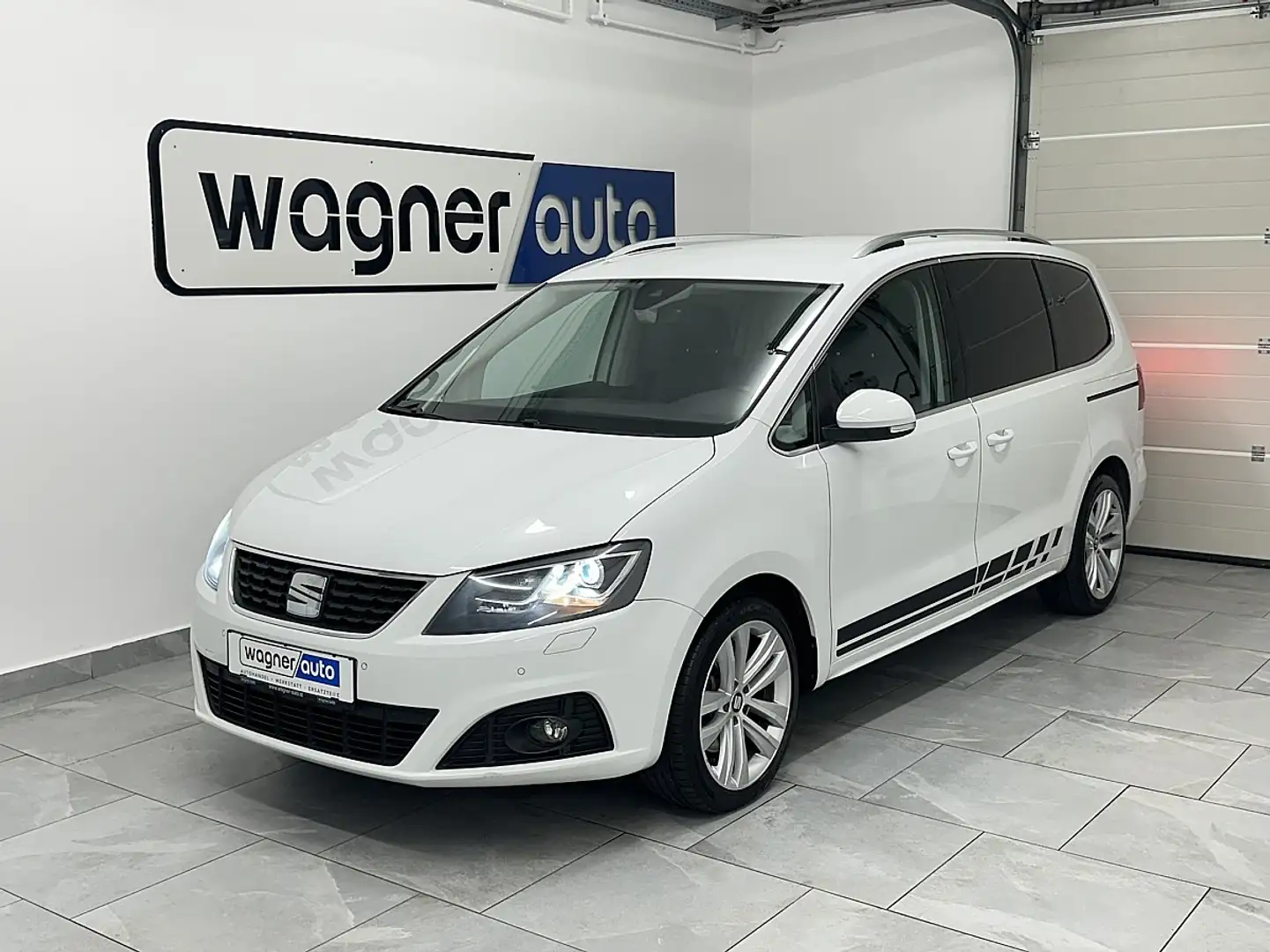 SEAT Alhambra Xcellence 2,0 TDI DSG.LED/ACC/Navi/el.Schiebetü... Weiß - 2