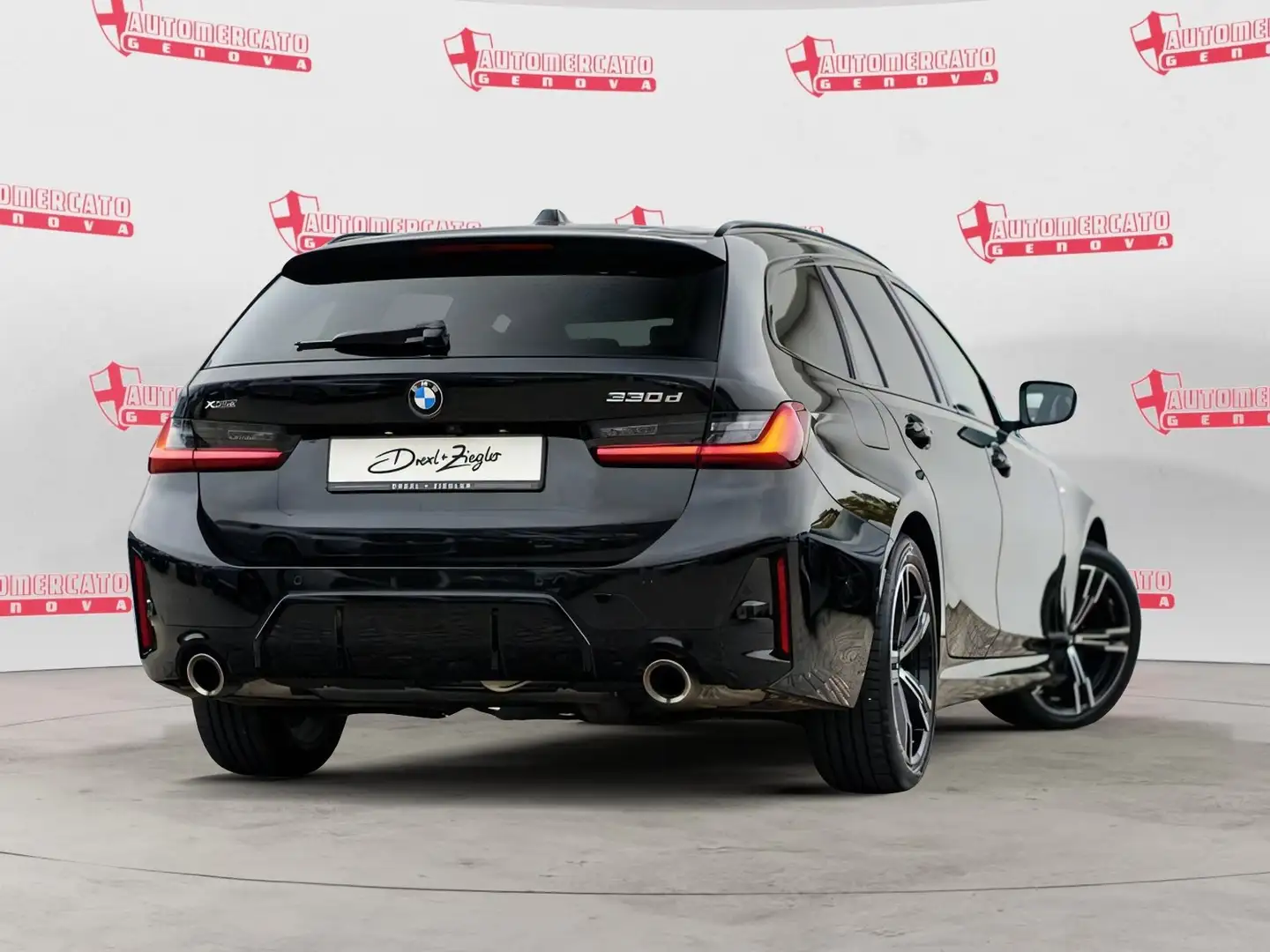 BMW 330 330d 48V xDrive Msport TETTO/PELLE FULL Schwarz - 2
