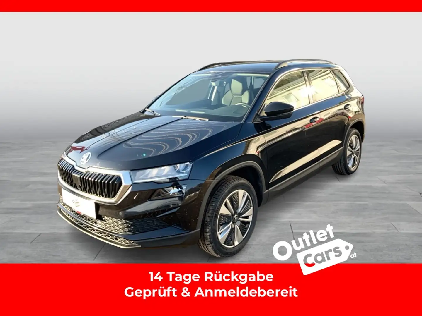 Skoda Karoq 2.0 TDI Ambition AHK+LED+LEDER+NAV+RADAR Schwarz - 1