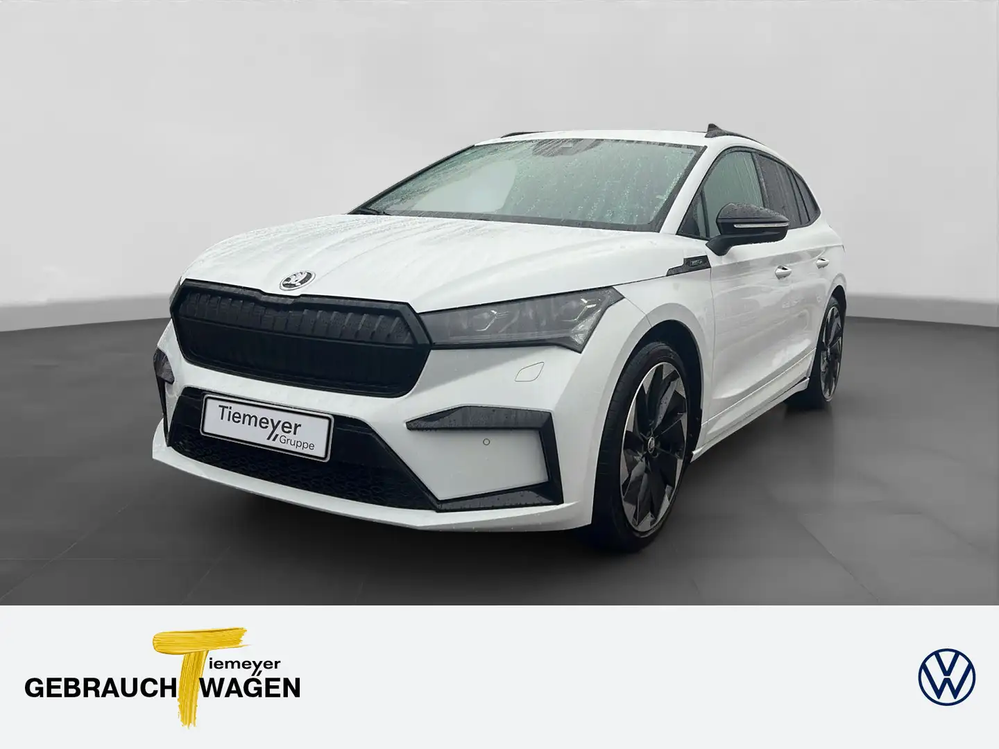 Skoda Enyaq iV SPORTLINE MATRIX NAVI KAMERA LM21 AHK Weiß - 1