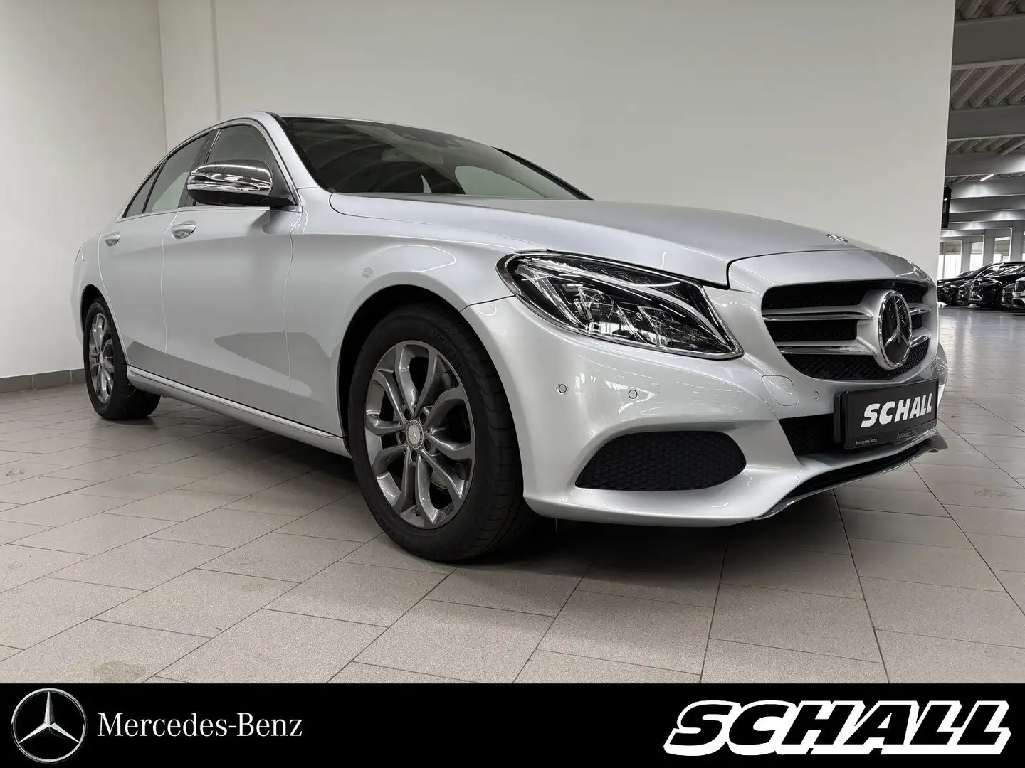Mercedes-Benz C 200 4M AVA+AIR+DIST+AHK+SHD+360°+COMAND+BURMES Argent - 1