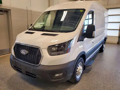 White 2026 Ford Transit Cargo Van All-Wheel Drive Automatic