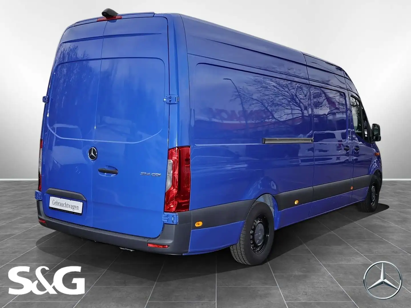 Mercedes-Benz Sprinter 314 CDI Kasten L3H2 KAMERA MBUX Blau - 2