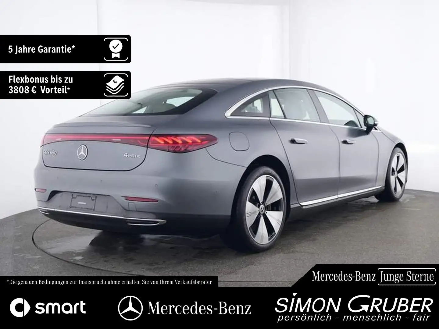 Mercedes-Benz EQS 580 4M magno Massage HUD HAL ex Pressewagen! Gris - 2