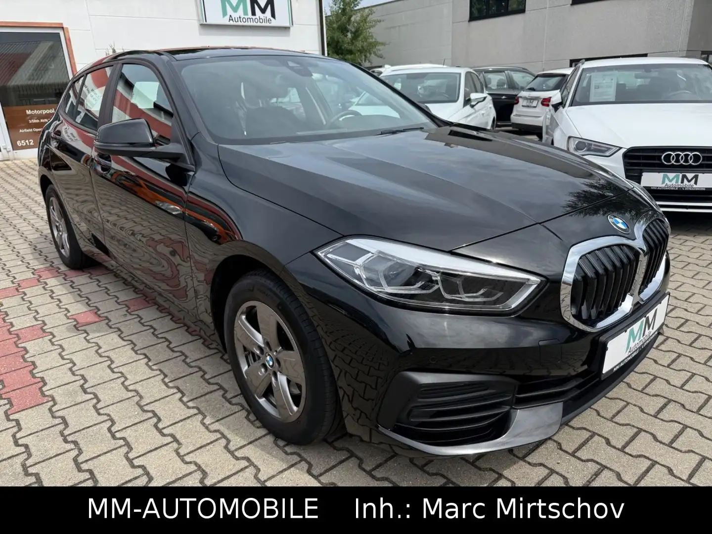 BMW 118 d Advantage-1.HAND-NAVI-LED-PDC-SHZ-TEMP-LIVE Negro - 1
