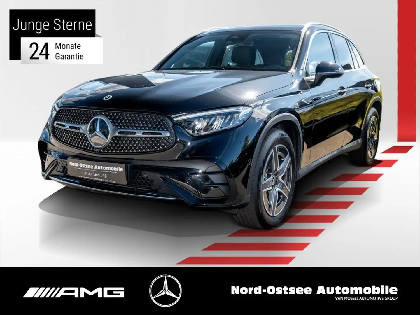 Mercedes-Benz GLC 300 d 4M AMG DISTRONIC KAMERA KEYLESS LED Schwarz - 1