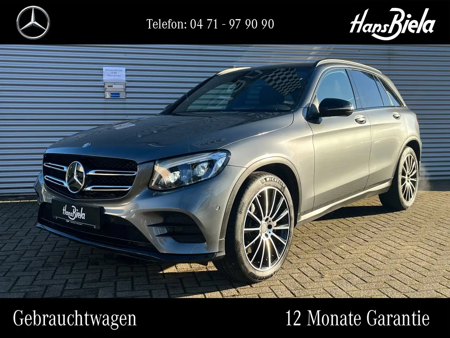 Mercedes-Benz GLC 250 GLC 250 d 4M AMG/Night/20"/Pano/Multi/Dis/Kam COM Grau - 1