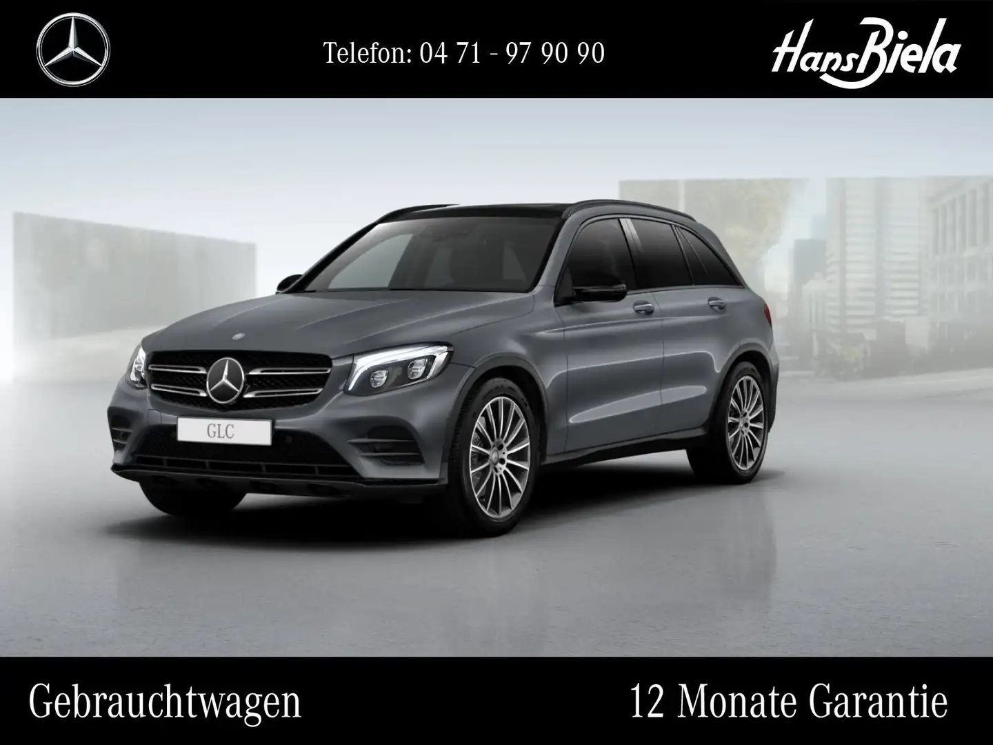 Mercedes-Benz GLC 250 GLC 250 d 4M AMG/Night/20"/Pano/Multi/Dis/Kam COM Gris - 1